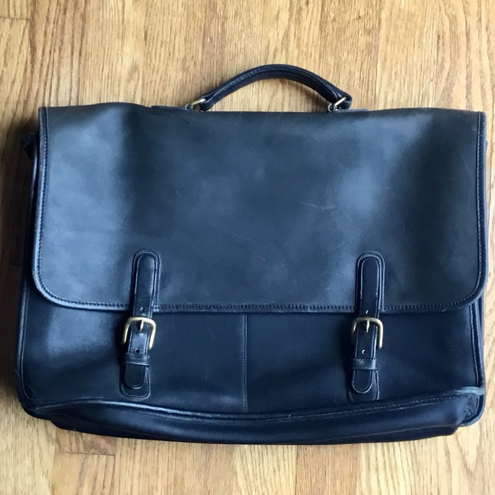 💼Host Pick! Coach Black Laptop Briefcase #6919💼